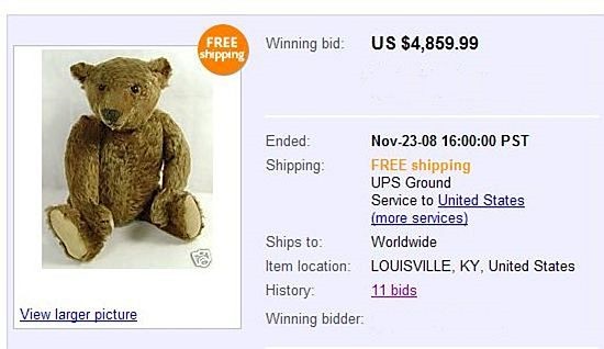 Teddy Bear Identification and Valuation Tips